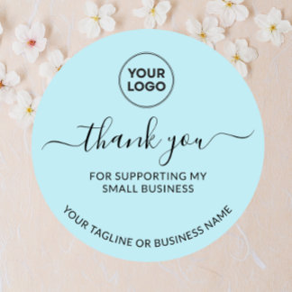 Sticker rond pour logo pour petites entreprises Me