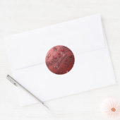 Sticker Rond Pour ma Saint Valentin (Enveloppe)