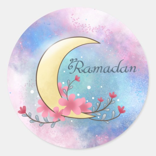 sticker rond pour ramadan (Voorkant)