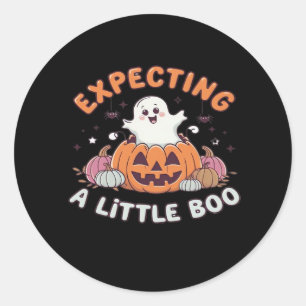 Sticker Rond Pour S'Attendre À Little Boo