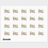 Sticker Rond Pour surveiller Anime (Feuille)