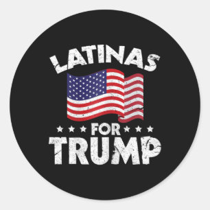 Sticker Rond Pour Trump 2020 réélire Donald Trump 45