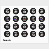 Sticker Rond pour un Cornhole Game Cornholer (Feuille)