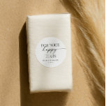 Sticker Rond Pour votre pack de tissus Mariage de bonnes larmes<br><div class="desc">Rendez votre jour de mariage encore plus significatif avec ces stickers ronds de tissu. Un détail doux et abordable qui montre aux clients que vous avez pensé à chaque instant. Conçus pour s'adapter parfaitement sur des mini sacs de tissu, ces autocollants personnalisés pour les faveurs de mariage sont un moyen...</div>