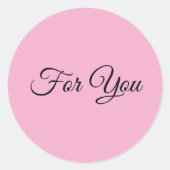 Sticker Rond pour vous (Devant)