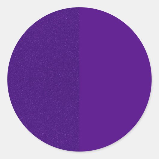 Sticker rond pourpre à fente personnalisée - Bruit (Devant)
