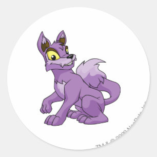 Sticker Rond Pourpre de Lupe