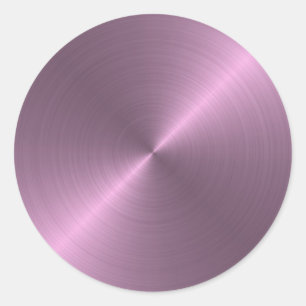 Sticker Rond Pourpre métallique