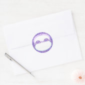 Sticker Rond Pourpre W1 (Enveloppe)