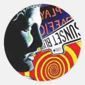 STICKER ROND POURQUOI ? (Devant)