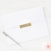 Sticker Rond Pourquoi Dois-Je Préconiser Mes Droits De 2E Amend (Enveloppe)