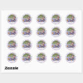 STICKER ROND POURQUOI ÊTRE NORMAL ? (Feuille)