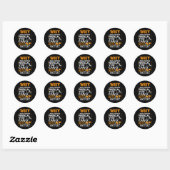 Sticker Rond Pourquoi Exécuter Et Puke Discus Thrower Thrower T (Feuille)
