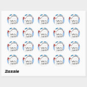 STICKER ROND POURQUOI SI GRAVE (Feuille)