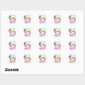 Sticker Rond Pourquoi S'Inscrivez-Vous Quand Vous Êtes Né Pour  (Feuille)