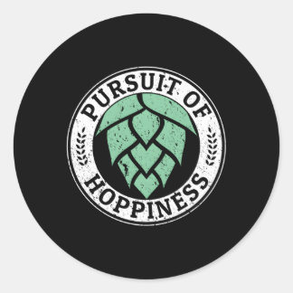 Sticker Rond Poursuite D'Espaces Pour Bière D'Artisanat Ipa