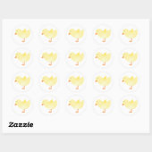 Sticker Rond Poussette (Feuille)