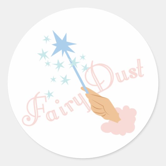 Sticker Rond Poussière (Devant)