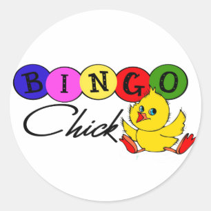 Sticker Rond Poussin de BINGO-TEST