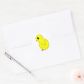 Sticker Rond Poussin de Pâques (Enveloppe)
