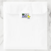 Sticker Rond poussin infirmière eICU (Sac)