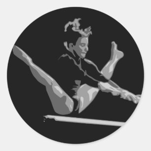 Sticker Rond poutre d'équilibre