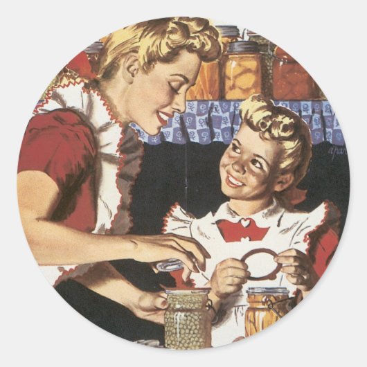 Sticker Rond Pouvez-Vous Croître, Pouvez-Vous Vous Propre ? (Devant)