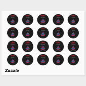 Sticker Rond Pouvoir Au Peuple (Feuille)