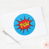Sticker Rond Pow ! (Enveloppe)