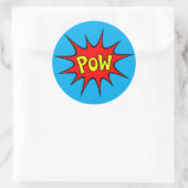 Sticker Rond Pow ! (Sac)