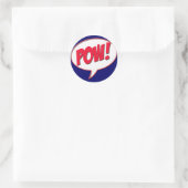 Sticker Rond Pow ! (Sac)