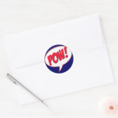 Sticker Rond Pow ! (Enveloppe)