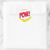 Sticker Rond Pow ! (Sac)