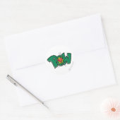 Sticker Rond Pow (Enveloppe)