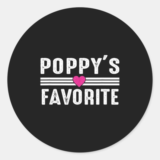 Sticker Rond Ppy's Favorite  (Devant)