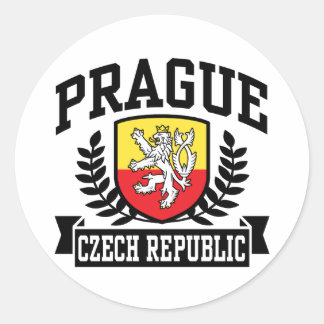 Sticker Rond Prague