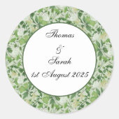 Sticker Rond prairie victorienne (Devant)