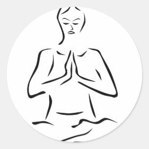Sticker Rond Pranam