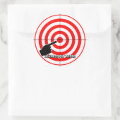 Sticker Rond Pratique de la cible urbaine (Sac)