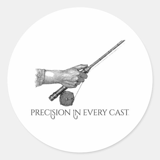 Sticker Rond Précision à chaque lancer (Devant)