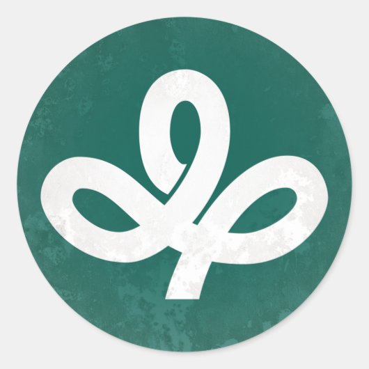 Sticker Rond Préfecture de Miyagi (Devant)