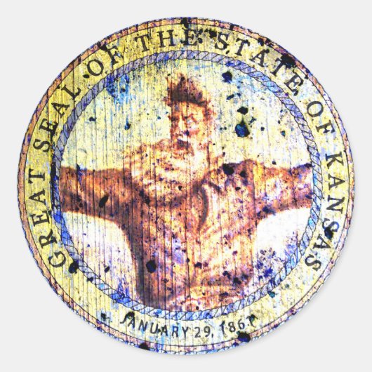 Sticker Rond Prelude tragique (Devant)