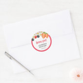 Sticker Rond Premier anniversaire de Berry (Enveloppe)