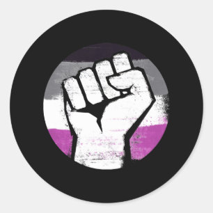 Sticker Rond Premier cercle de fierté sexuelle Imprimer