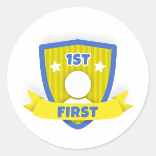 Sticker Rond Premier endroit