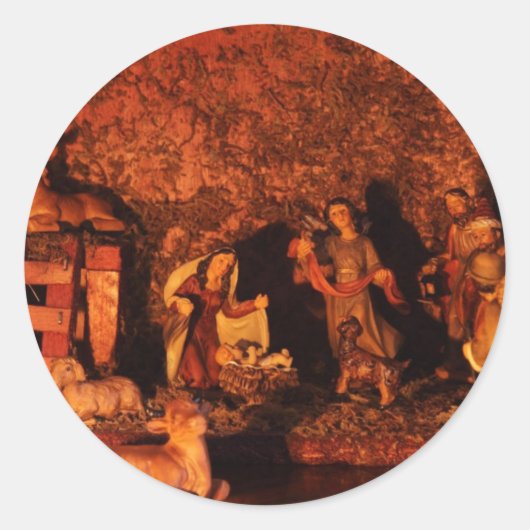 STICKER ROND PREMIER NOËL (Devant)