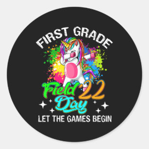 Sticker Rond Première Année Field Day 2022 Laisser Les Jeux Com
