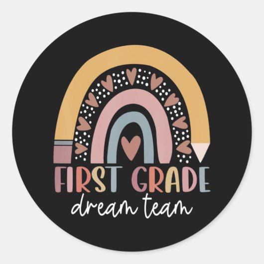 Sticker Rond Première Grade Dream Team (Devant)