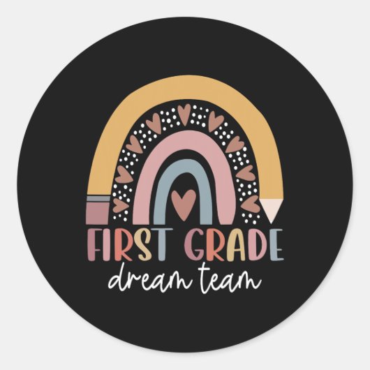 Sticker Rond Première Grade Dream Team (Devant)