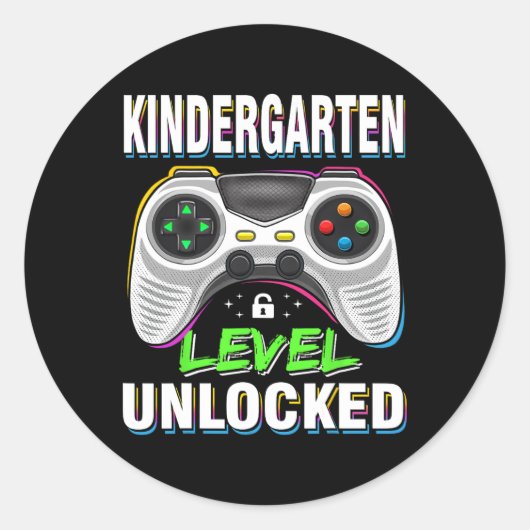 Sticker Rond Première Journée de la maternelle (Devant)